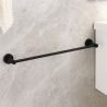 Suport prosoape, 57.5 cm, Negru Mat, otel, design modern, Velvet Suport prosoape, 57.5 cm, Negru Mat, otel, design modern, Velvet