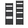 Calorifer, radiator Portprosop din otel, Negru Mat, Dimensiune: 140-160x50 cm, Nadir