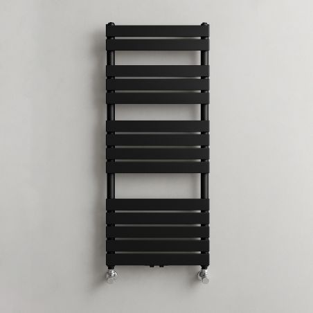 Calorifer, radiator Portprosop din otel, Negru Mat, Dimensiune: 140-160x50 cm, Nadir