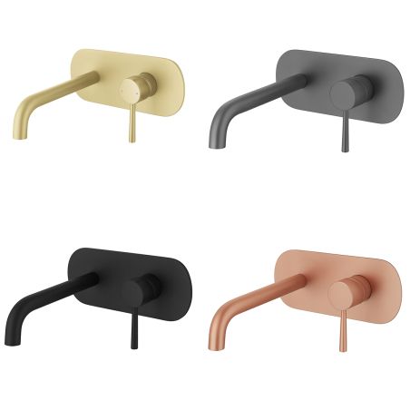 Baterie lavoar, montaj incastrat, Negru Mat, monocomanda, alama, Gala Baterie lavoar, montaj incastrat, Negru Mat, monocomanda, alama, Gala