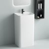 Lavoar stativ, freestanding, Alb Lucios, 45x36x85 cm, cu gaura de baterie, Colona Lavoar stativ, freestanding, Alb Lucios, 45x36x85 cm, cu gaura de baterie, Colona