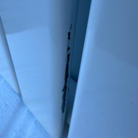 Calorifer vertical dublu Kalifa, Resigilat, Alb, dimensiune :160x54 cm