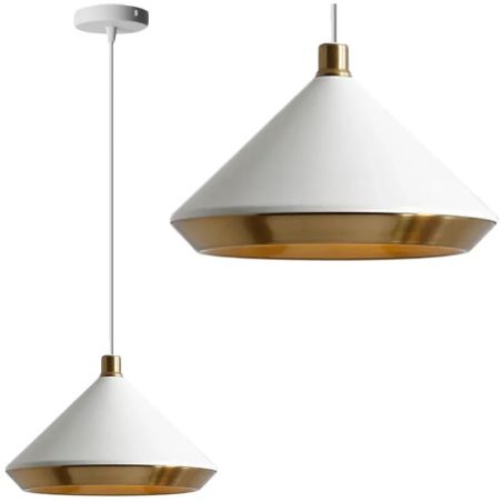 Pendul Modern Metal White,...