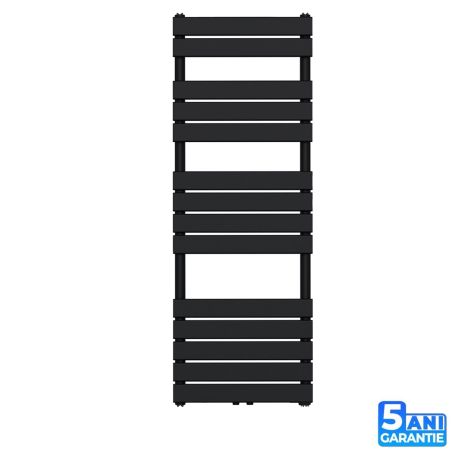 Calorifer, radiator Portprosop din otel, Negru Mat, Dimensiune: 120-140-160x50 cm, Nadir