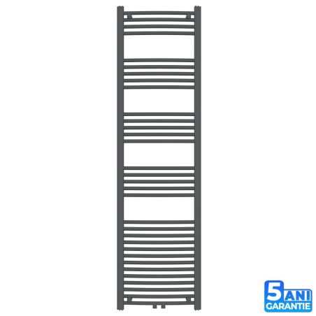 Calorifer, radiator Portprosop din otel,120-150-180x50 cm, Antracit, Design Curbat, Terma