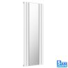 Calorifer decorativ din otel cu oglinda, Alb, 4 elementi, 593 W, dimensiune 180x60 cm, Malvina Calorifer decorativ din otel cu oglinda, Alb, 4 elementi, 593 W, dimensiune 180x60 cm, Malvina