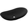 Lavoar EGO 858, Negru, mat, 63x36.5 cm, montaj pe blat, ceramica sanitata
