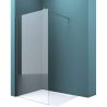 Perete dus Walk-In, sticla securizata 10 mm, transparenta, dimensiuni 80, 100, 120, 140 cm, Lotus Efect, Sicilia