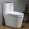 Vas WC Lazio, 69x39 cm, rezervor inclus, Alb, montaj podea, capac cu soft-close inclus, Royalty Line by Ego