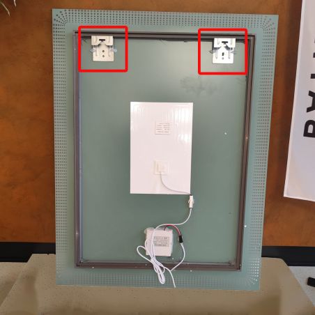 Oglinda smart, Led, dezaburire, buton touch, sticla 5 mm, 3 culori, intensitate reglabila, dimensiuni 70 x 90 cm, Zafira