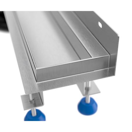 Rigola de dus, montaj langa perete, dimensiune 70-100, otel inoxidabil, Crom