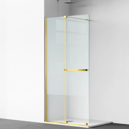 Perete dus Walk-In, sticla...