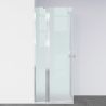 Cabina de dus, sticla securizata 6mm , Transparent, Crom, 2 usi Batante, dimensiuni: 80-90x120 cm, Axis