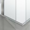 Cabina de dus, sticla securizata 6mm , Transparent, Crom, 2 usi Batante, dimensiuni: 80-90x120 cm, Axis