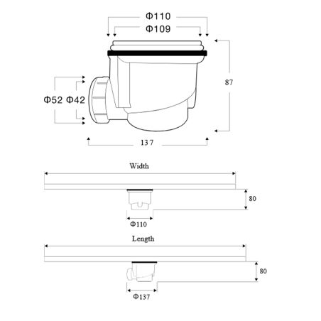 Cadita de dus pentagonala, compozit mineral, dimensiuni 90x90 cm, inaltime 2.5 cm, decupabila, Crem, Aurelio
