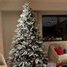 Brad artificial, Nins, ramuri 3D, 6212 crengute, 182 cm diametru, suport metalic inclus, Polar, inaltime de 300 cm
