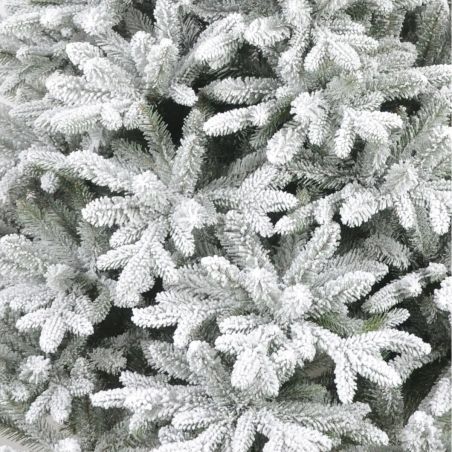 Brad artificial, Nins, ramuri 3D, 6212 crengute, 182 cm diametru, suport metalic inclus, Polar, inaltime de 300 cm