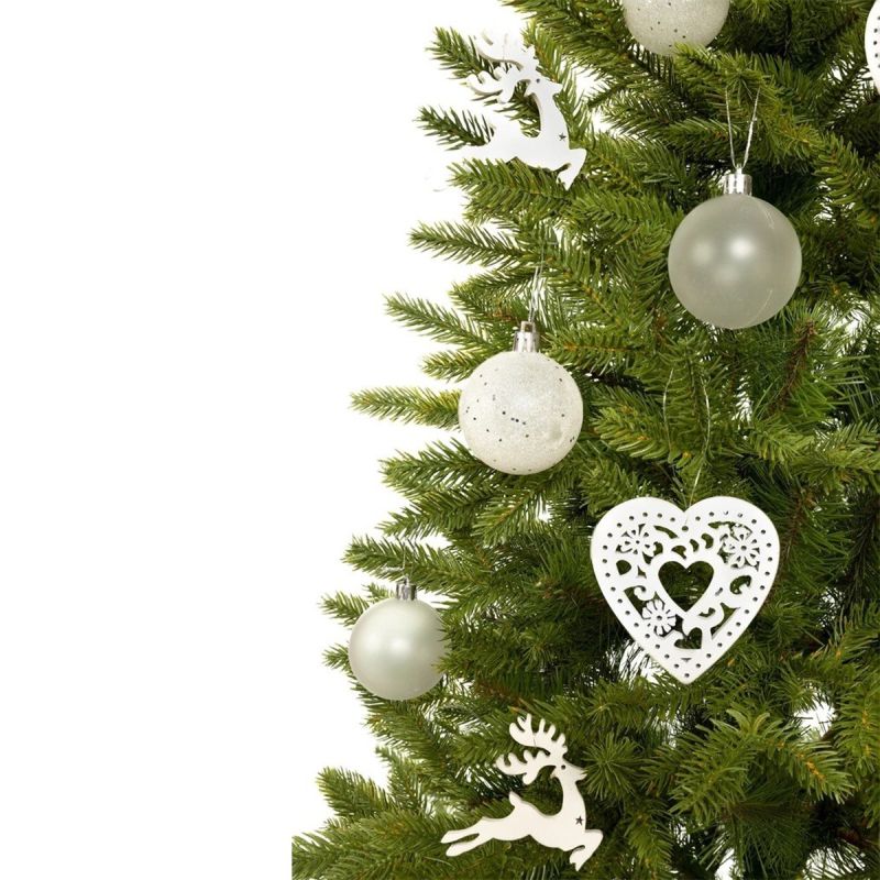 Brad de Craciun artificial, premium,  ramuri 3D PE, 220 cm, suport inclus,  Ego-Sw