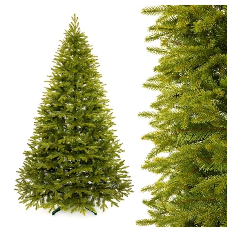 Brad de Craciun artificial, premium,  ramuri 3D PE, 250 cm, suport inclus,  Ego-Sw