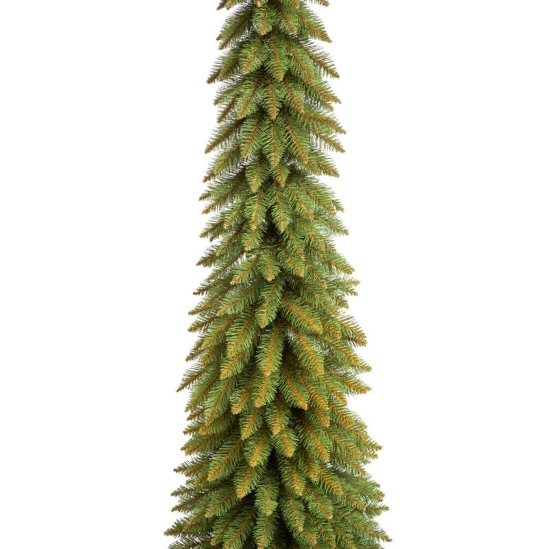 Brad artificial Slim,180 cm, pe trunchi natural, suport inclus, Ego Interiors