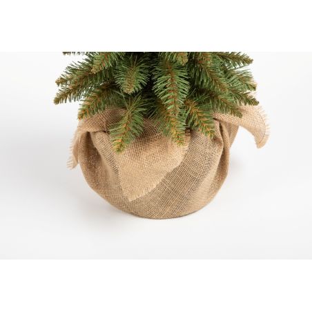 Brad artificial Slim,180 cm, pe trunchi natural, suport inclus, Ego Interiors