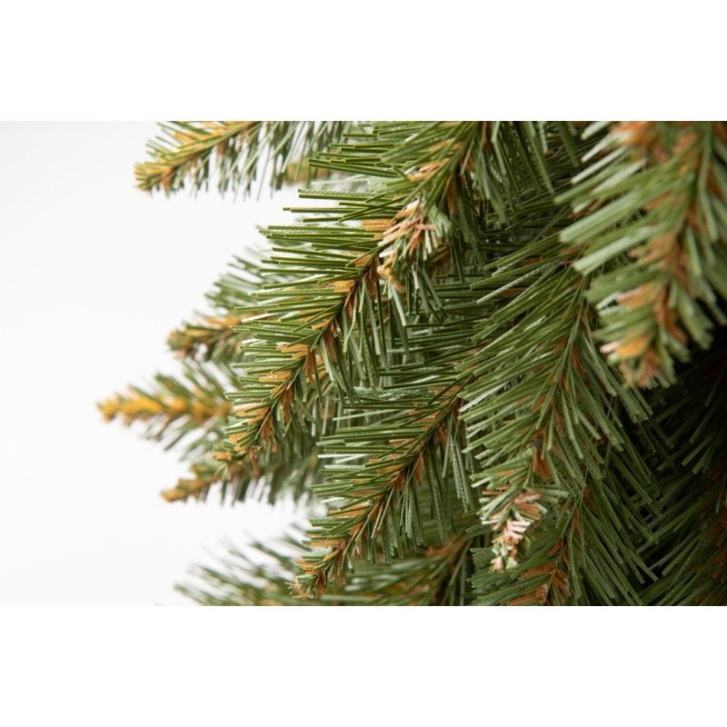 Brad artificial Slim,180 cm, pe trunchi natural, suport inclus, Ego Interiors