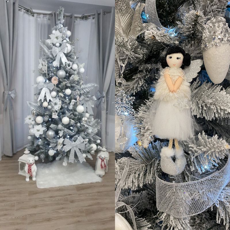 Brad de Craciun premium, Nins, 250 cm,  suport inclus, EGO