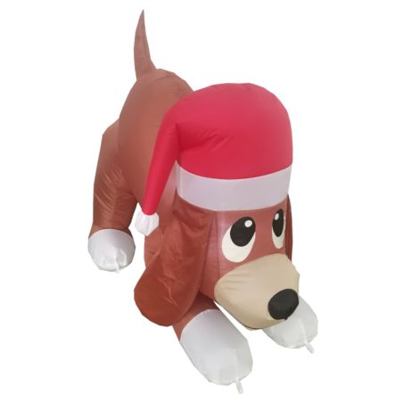 Figurina gonflabila cu pompa electrica inclusa, 120 cm, Iluminare Led, Ego-Wisky