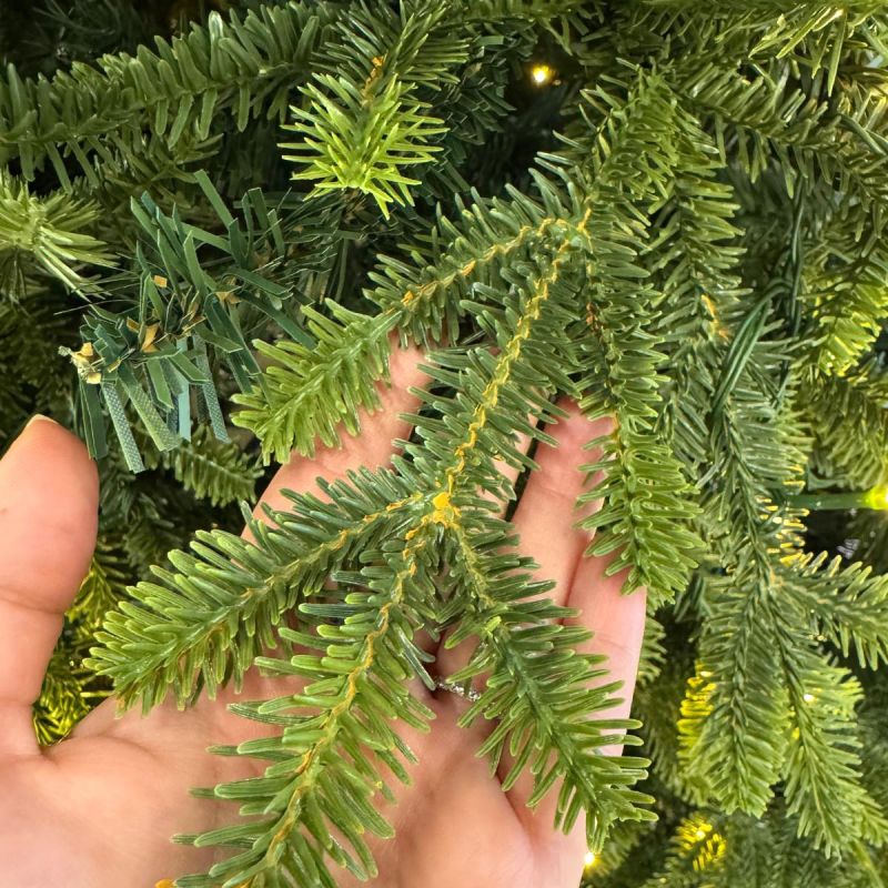 Brad artificial premium cu LED, ramuri 3D, suport metalic inclus, dimensiune 300 cm, Ego-Normandian PE