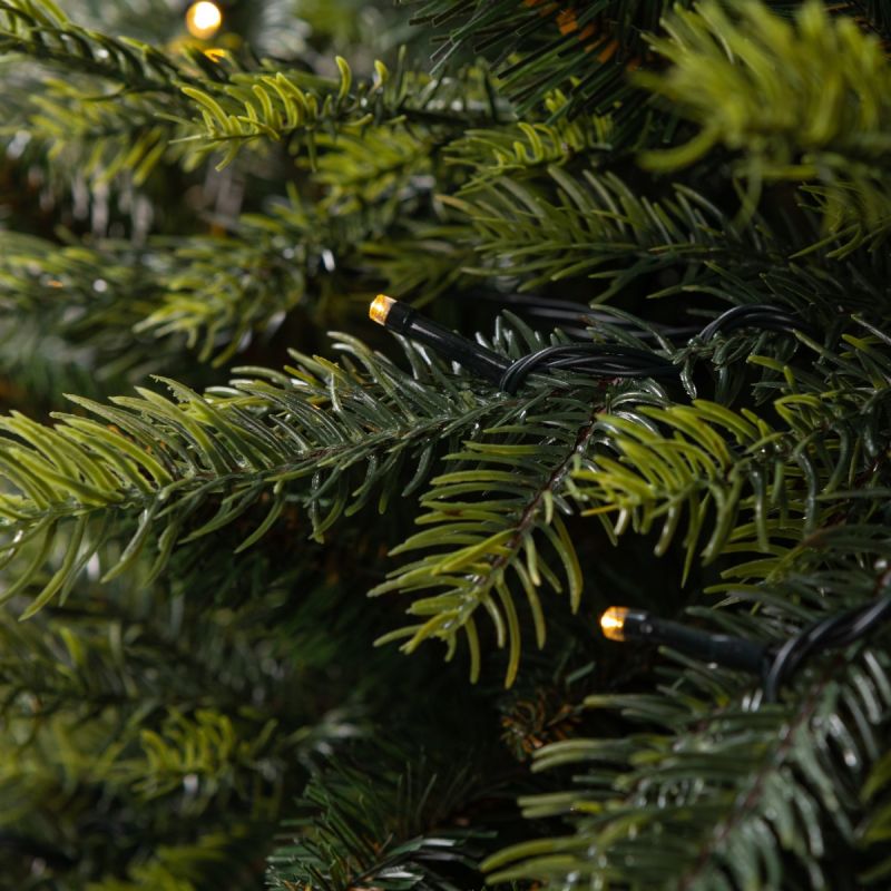 Brad artificial premium cu LED, ramuri 3D, suport metalic inclus, dimensiune 300 cm, Ego-Normandian PE