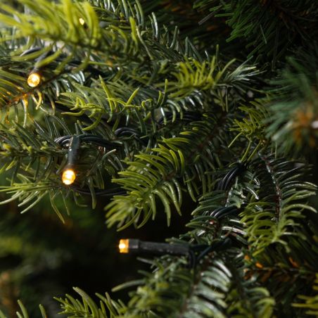 Brad artificial premium cu LED, ramuri 3D, suport metalic inclus, dimensiune 300 cm, Ego-Normandian PE