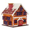 Decoratiune Craciun, Calendar Advent cu 24 sertare, Casuta, MDF, 29x21 cm, Ego