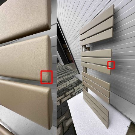 Calorifer portprosop, Resigilat, Cappucino, dimensiune: 115x60 cm, Nasim