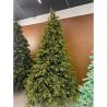 Brad de Craciun premium cu LED, ramuri 3D, dimensiune 220 cm, Normandian PE, suport metalic inclus