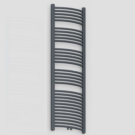 Calorifer, radiator Portprosop din otel,120-150-180x50 cm, Antracit, Design Curbat, Terma