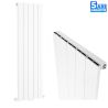 Calorifer vertical, aluminiu 180x47 cm, 978 W, 5 elementi, Alb, Armonico