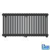 Calorifer orizontal din otel, 119x60 cm, 26 elementi, 1225 W, Antracit, Albion