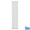 Calorifer vertical din otel, 188x44 cm, 2960 W, 7 elementi, Alb, Eleganza