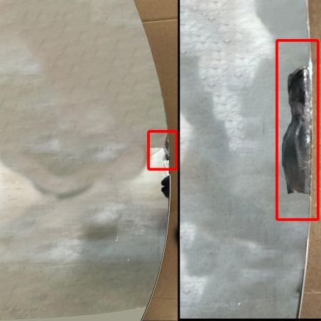 Oglinda smart Led Resigilat, 5 mm, dezaburire, buton touch, 3 Culori, dimensiuni: 90 cm, Orbis