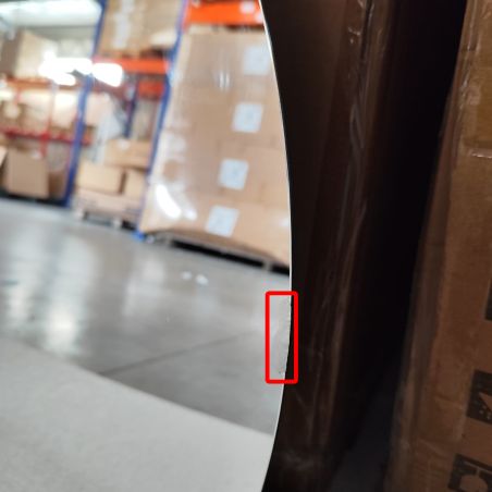 Oglinda smart Led Resigilat, 5 mm, dezaburire, buton touch, 3 Culori, dimensiuni: 90 cm, Orbis