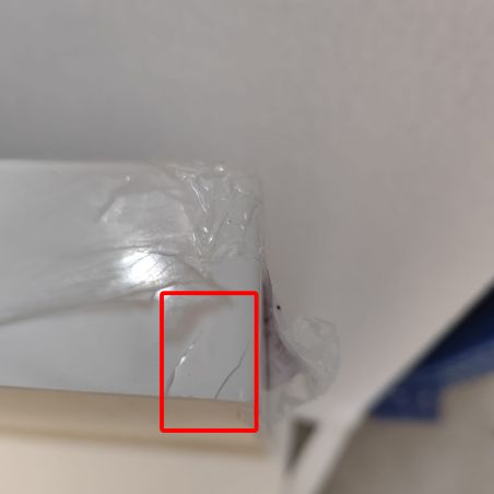 Cadita dus  OMNIRES BROOKLIN Resigilat, 90x90x5 cm, Alb lucios, acril sanitar