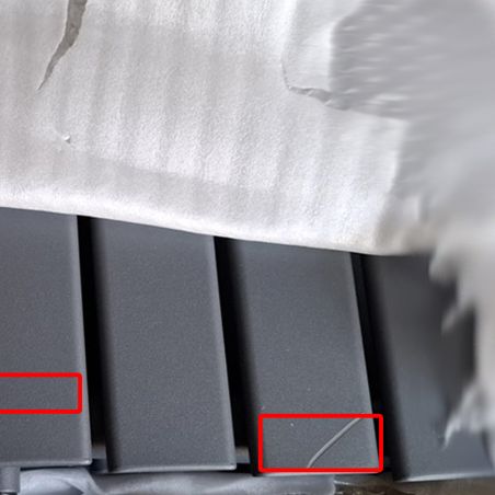 Calorifer vertical dublu Resigilat Kalifa, Resigilat, Antracit, dimensiune :180x61 cm