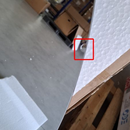 Oglinda Led, Dezaburire si Buton Touch, Resigilat sticla 5mm, 3 Culori, Intensitate reglabila, dimensiuni 70x90 cm, Gloria