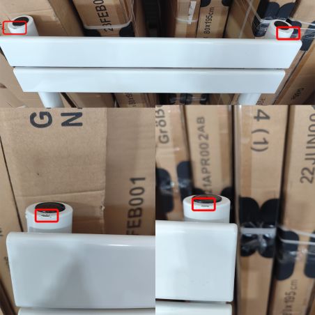 Calorifer portprosop, Resigilat, Alb, dimensiune: 160x50 cm, Nadir