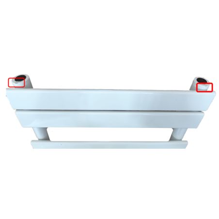 Calorifer portprosop, Resigilat, Alb, dimensiune: 160x50 cm, Nadir