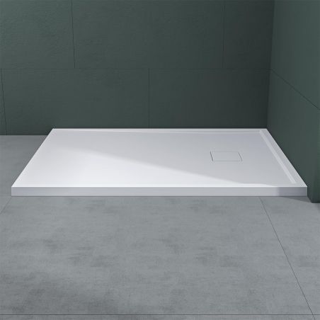 Cadita dus GEO8, compozit de marmura, rigola ascunsa, 5 cm inaltime, 80-90x120-140 cm