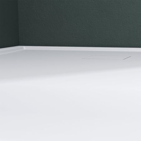 Cadita dus GEO8, compozit de marmura, rigola ascunsa, 5 cm inaltime, 80-90x120-140 cm