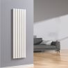Calorifer vertical dublu Kalifa, Resigilat, Alb, dimensiune :160x46 cm