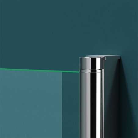 Paravan pliabil 116, 130x140 cm, sticla 6 mm, pivotant 180°, montaj pe dreapta, tratament Nano Easy Clean