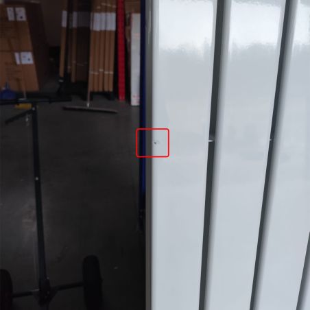 Calorifer vertical dublu Resigilat Kalifa, Resigilat, Alb, dimensiune :180x46 cm